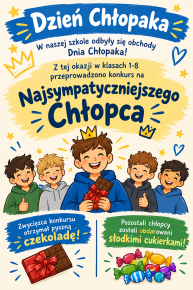 Wesoły Dzień Chłopaka w szkole