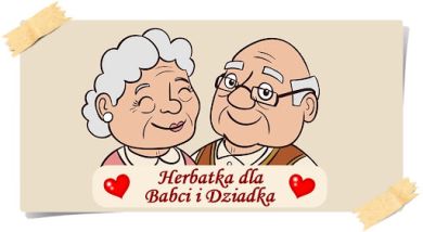 Herbatka dla babci i dziadka grafika
